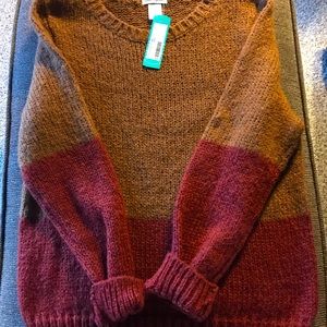 NWT cozy fall sweater by Cotton Emporium.